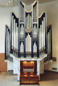Organ facade in Piteå School of Music